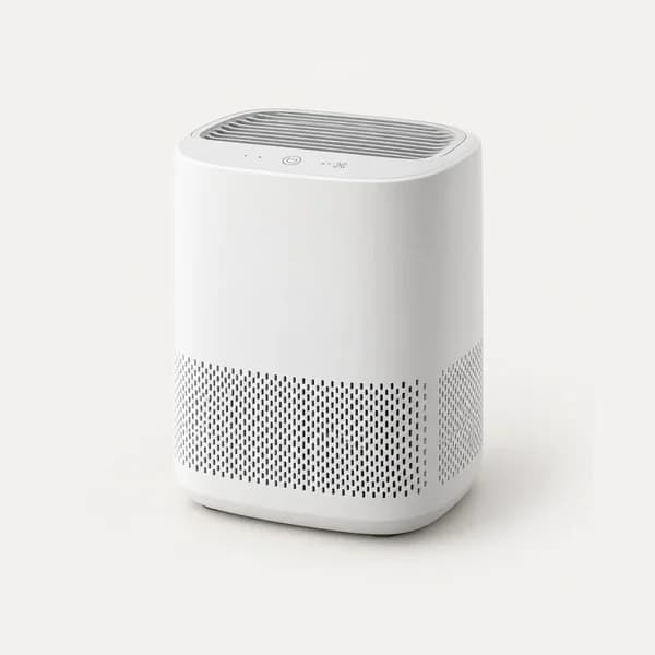 Vera's result: the air purifier centered in a square with even space around it